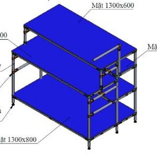 Bàn thao tác dán thảm Nỉ ESD