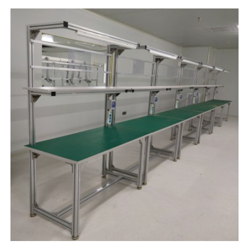 Bàn thao tác khung nhôm định hình 